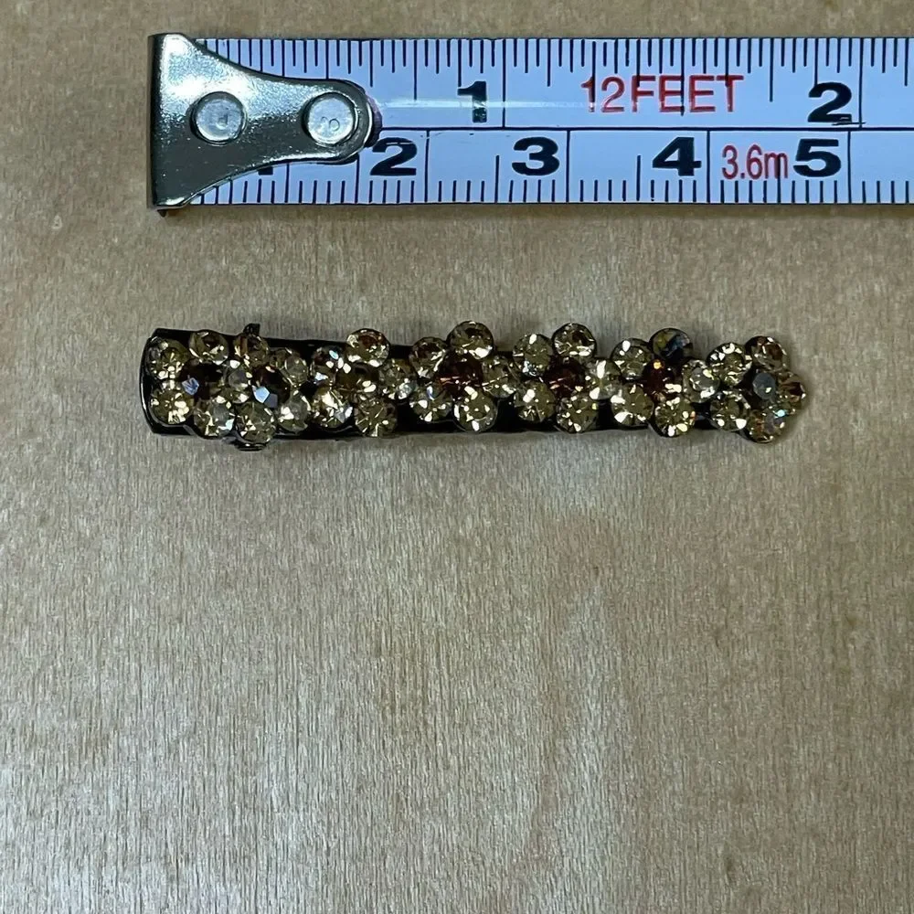 Vintage 90’s rhinestone hair clip and pin - Picture 9 of 10